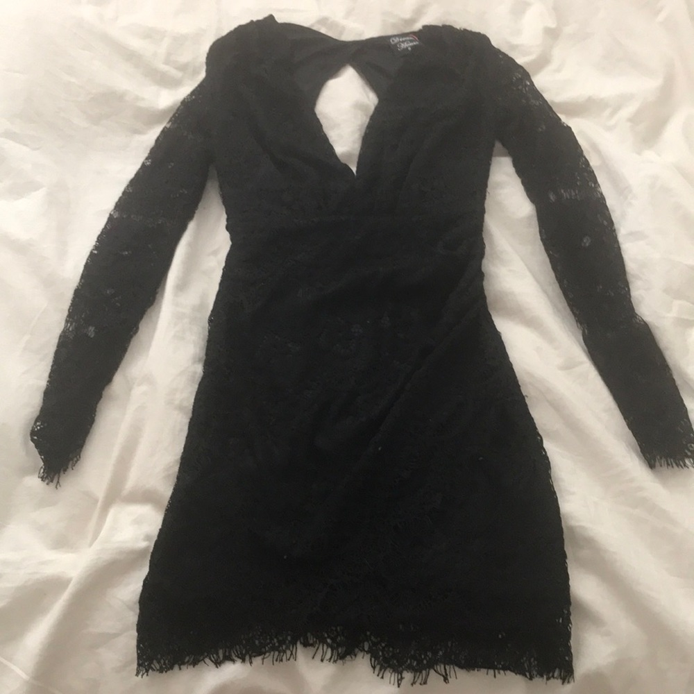 Mini lace dress